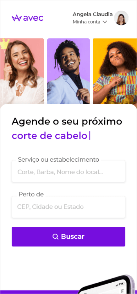 App screen